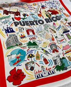 Puerto Rico Collage Pañuelo